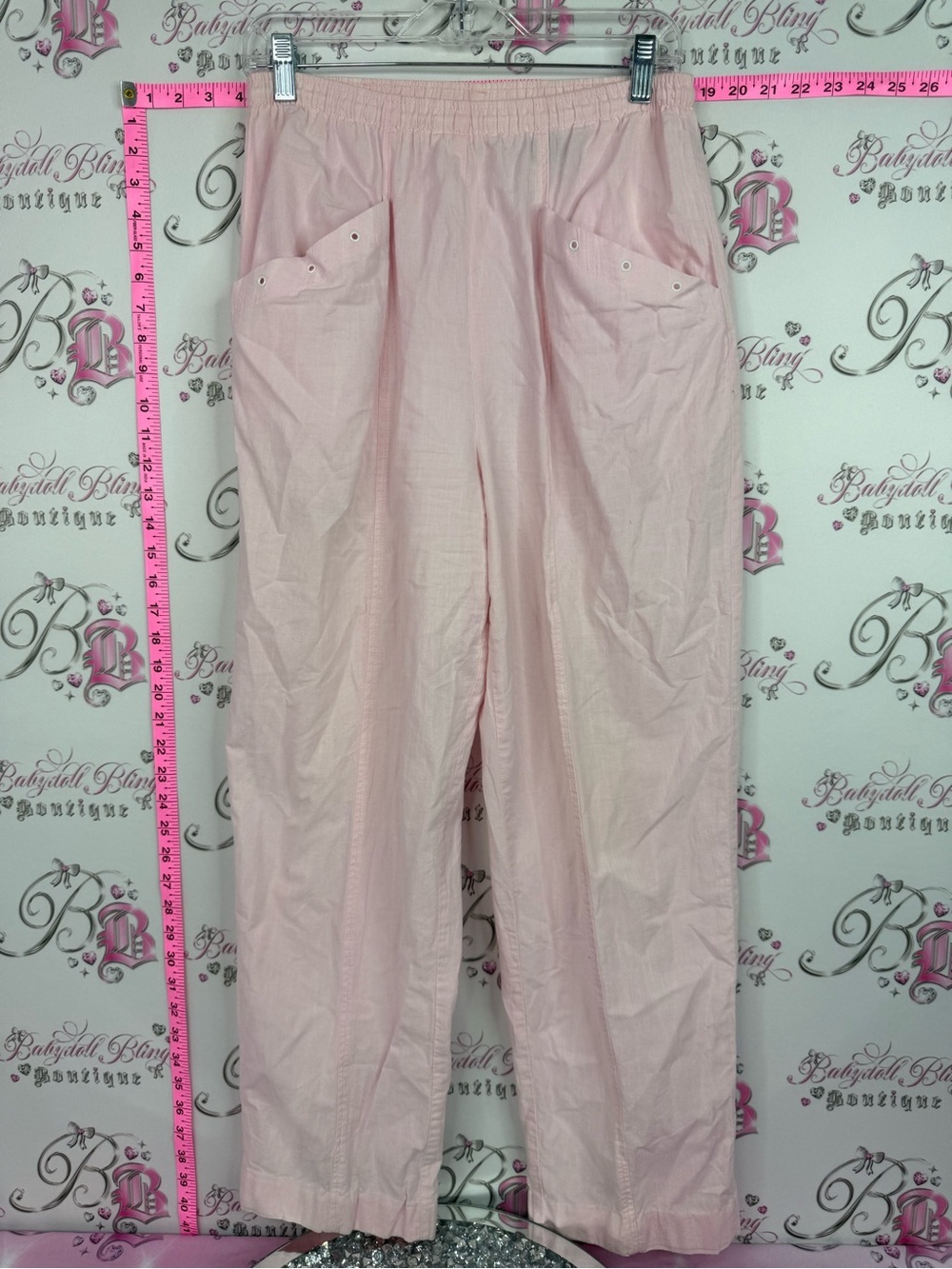 White Stag pants Light Pink Straight-Leg Pants vintage